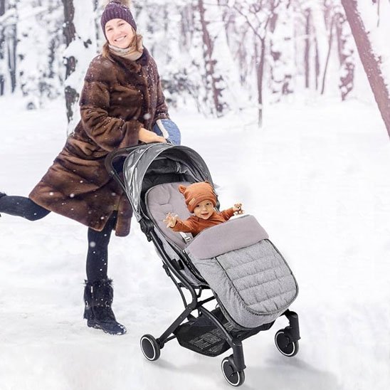 Chancelière poussette | Coupe - Vent Doublure en Polaire Chaude pour Hiver BébéWinter™ - MA PLANETE BEBE