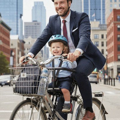 Porte bebe avant velo BébéUltraSafe™ - Accessoire velo sécurisé et confortable pour enfant - MA PLANETE BEBE