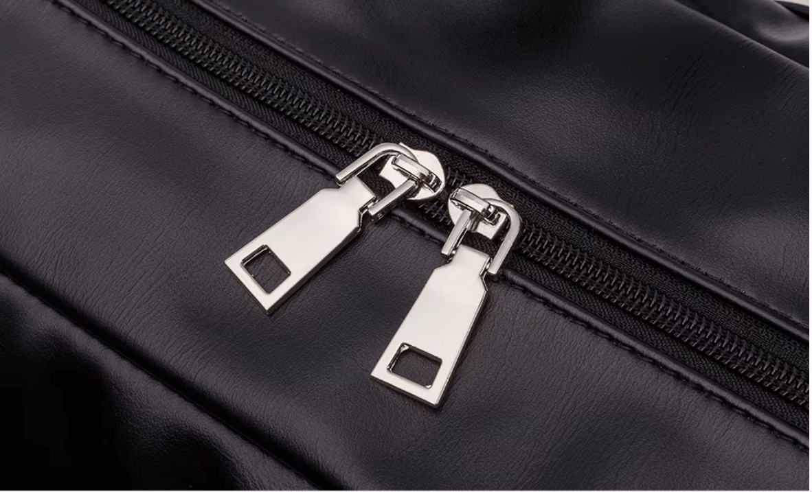 Sac a langer noir cuir luxueux - Soboba - MA PLANETE BEBE
