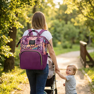 Sac à dos à langer pratique pour le transport