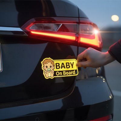 Bébé à bord | Autocollant Sécurité Voiture - BébéOnBoard™ - MA PLANETE BEBE