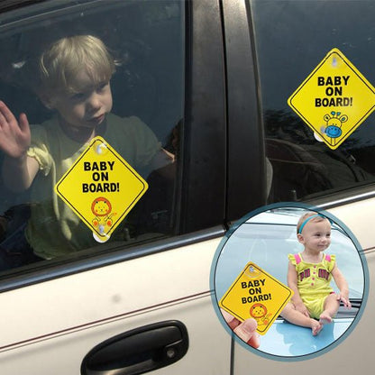 Bebe a bord | Stickers pour la sécurité des enfants Voiture BébéSécurité™ - MA PLANETE BEBE
