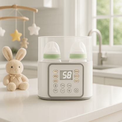 Chauffe Biberon BébéEasy™ - Réchauffage Rapide et Sécurisé pour Repas de Bébé - MA PLANETE BEBE