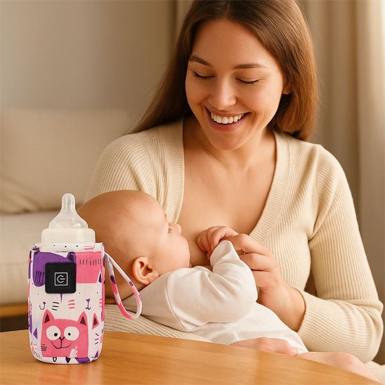Chauffe biberon nomade - port USB - BébéVoyage™ - MA PLANETE BEBE