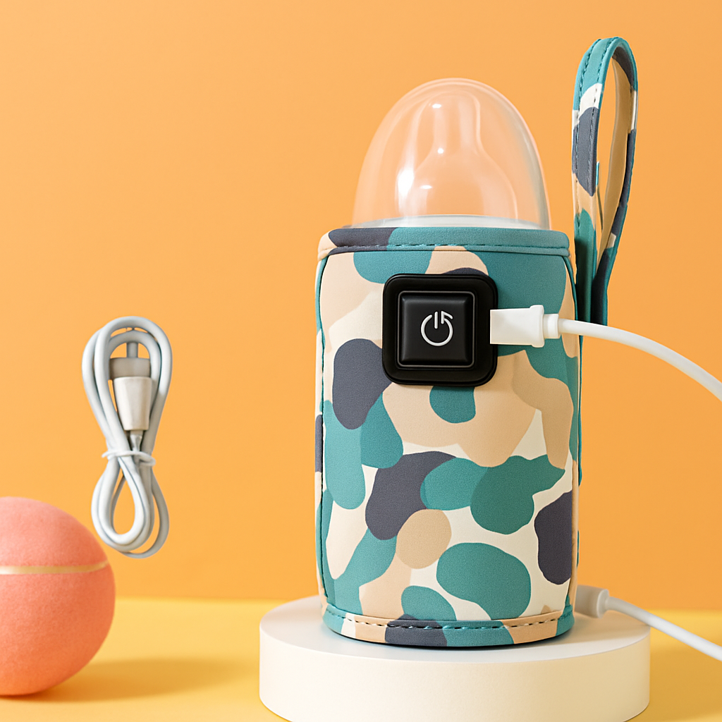 chauffe_biberon_voiture_portable_camouflage_bleu_vert
