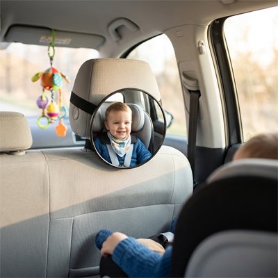Miroir voiture pour bebe incassable de haute sécurité