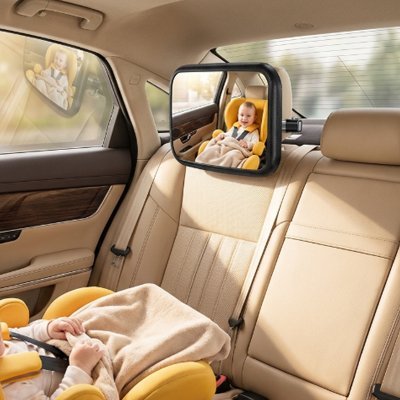 Miroir voiture pour bebe | Sécurité voiture enfant BébéSécure™ - MA PLANETE BEBE
