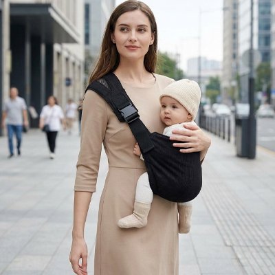 Porte bebe position lateral avant