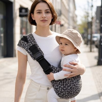 Porte bebe avant avec assise confortable