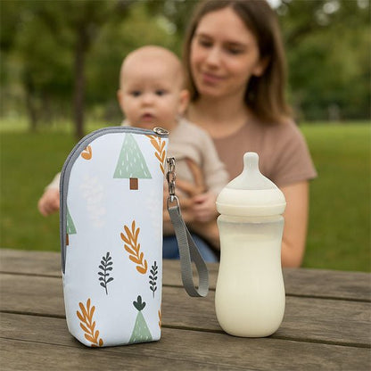 Porte biberon - portable - isolant - chauffe biberon - BébéBib™ - MA PLANETE BEBE