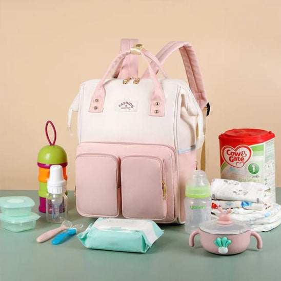 sac-a-dos-a-langer-bebe-rose