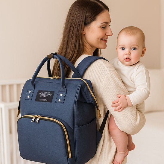 Sac a langer bebe sac à dos - BébéMommy™ - MA PLANETE BEBE