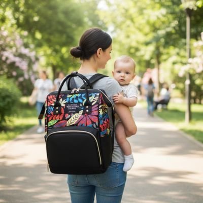 Sac a langer - Sac a dos | Multifonction Isotherme BébéFlowers™ - MA PLANETE BEBE