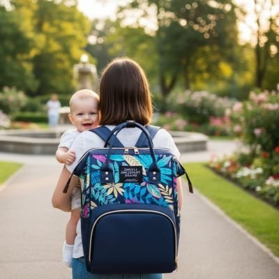 Sac a langer - Sac a dos | Multifonction Isotherme BébéFlowers™ - MA PLANETE BEBE