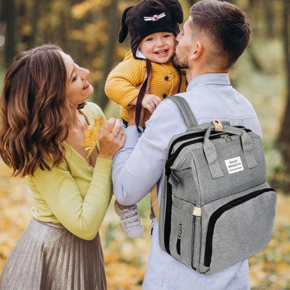 sac à dos à langer avec lit bébé voyage