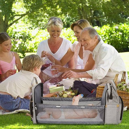 Sac à dos à langer avec lit bébé pour le transport