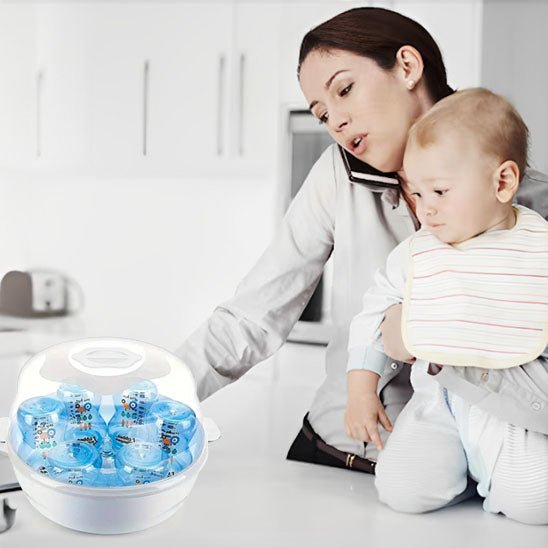 Sterilateur biberon pour micro - ondes - BébéFlytise™ - MA PLANETE BEBE